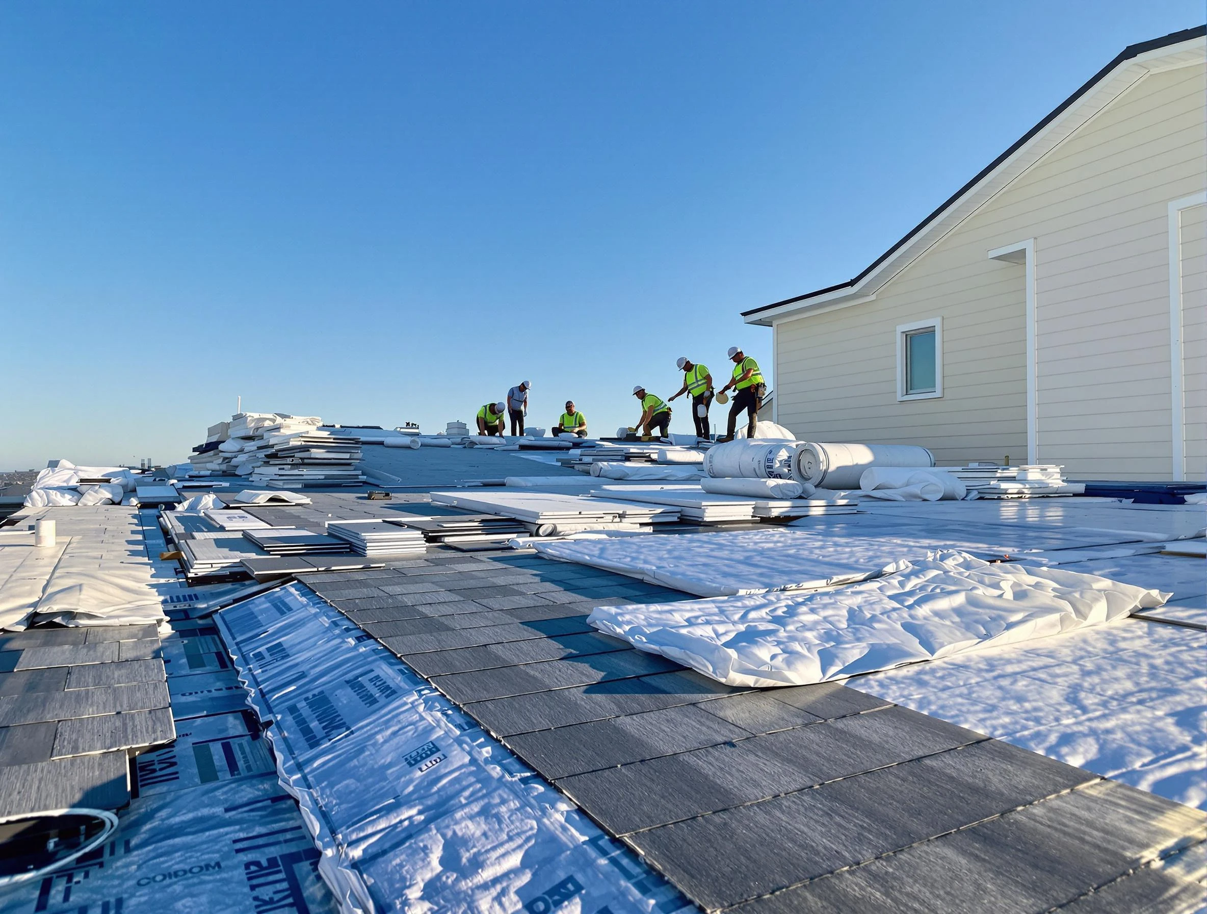 Finished roof installation project by Mayfield Heights Roofing Company in Mayfield Heights, OH